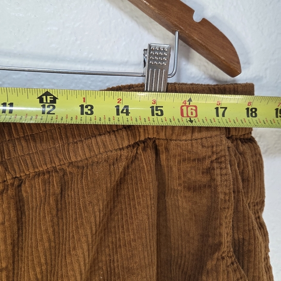 Madewell Men's XL Brown Corduroy Pull-On Shorts Elastic Waist Casual - Picture 12 of 16